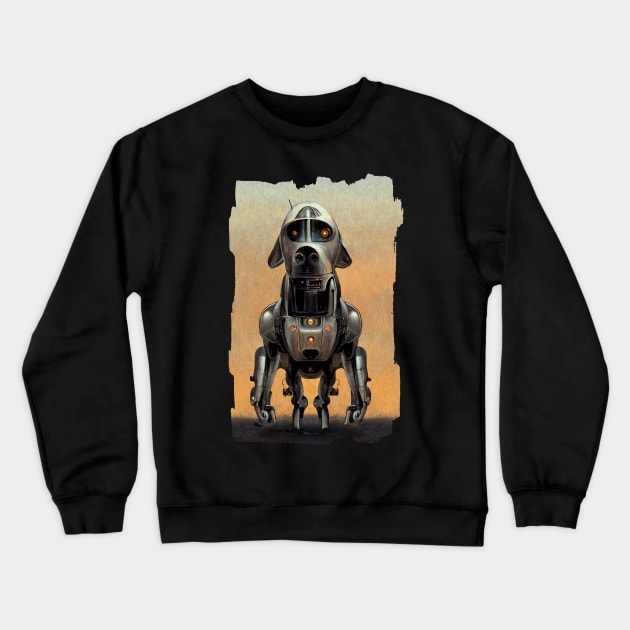 Robot Dog Crewneck Sweatshirt by TMBTM